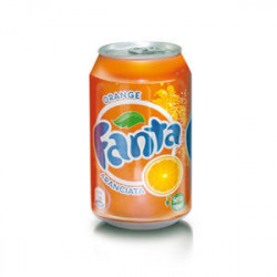 24 lattine Aranciata Fanta 